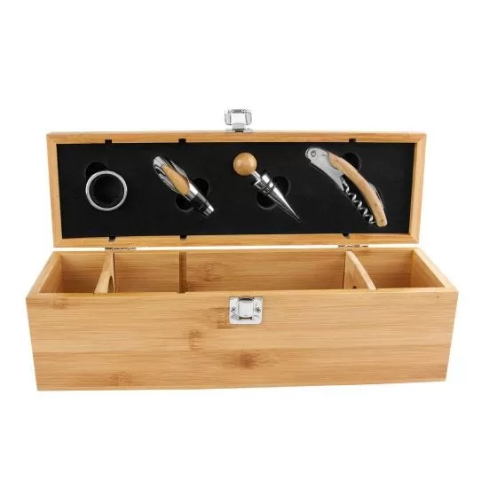 SET PARA VINOS BAMBOO