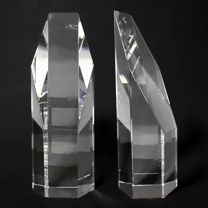 TROFEO DE CRISTAL DIAGONAL