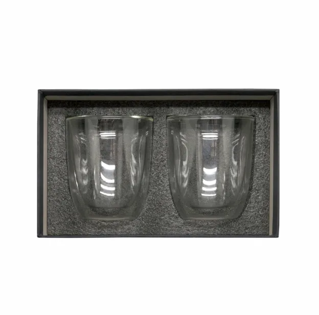 SET DE VASOS DE VIDRIO DOUBLE